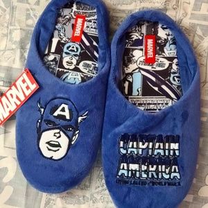 Captain America slip-on slippers